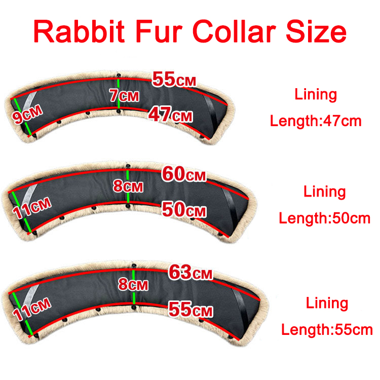 Winter Clothing Pk - Cuello de Piel de Conejo Rex
