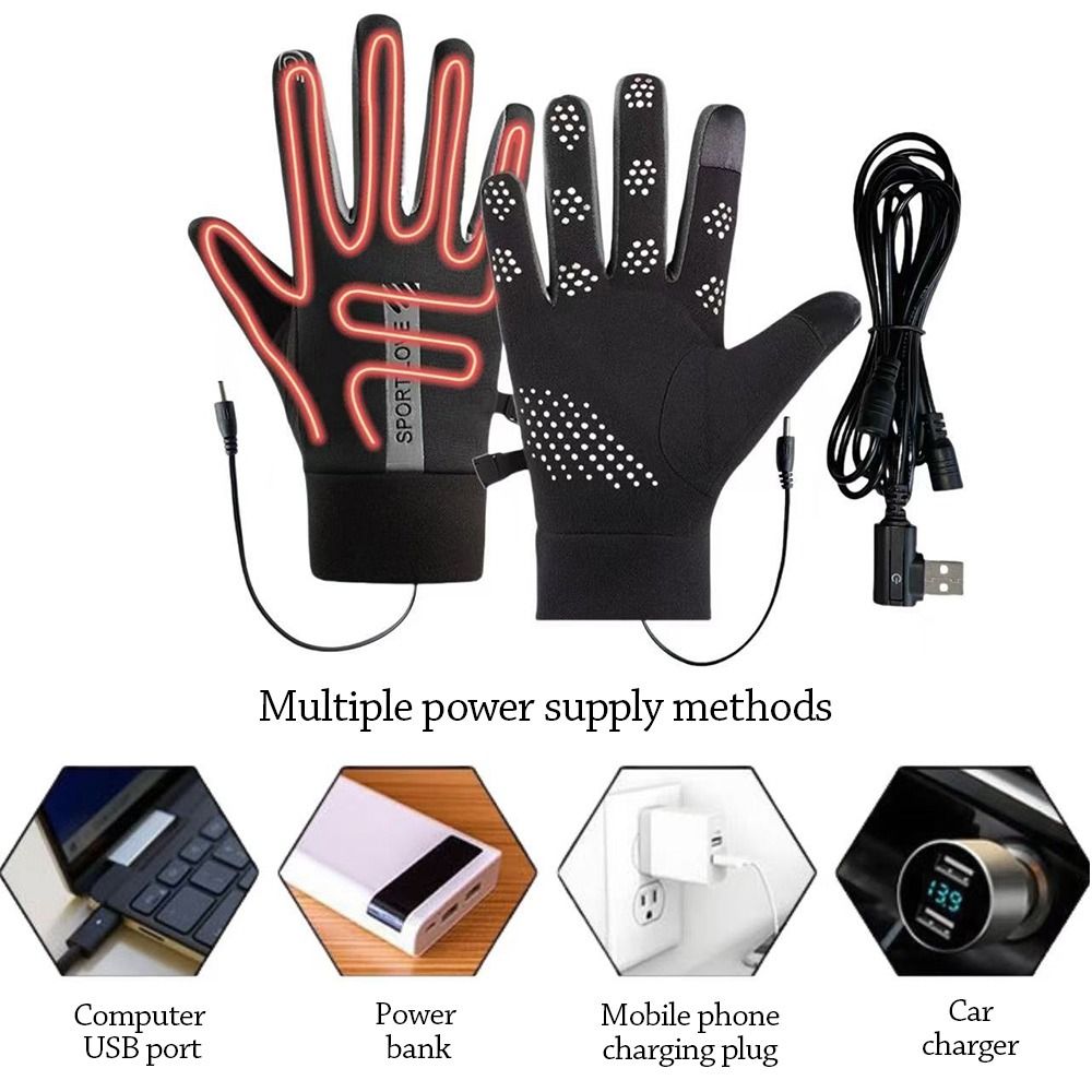 Guantes Calefactados por USB C - Heated Gloves Electric reseña y precio