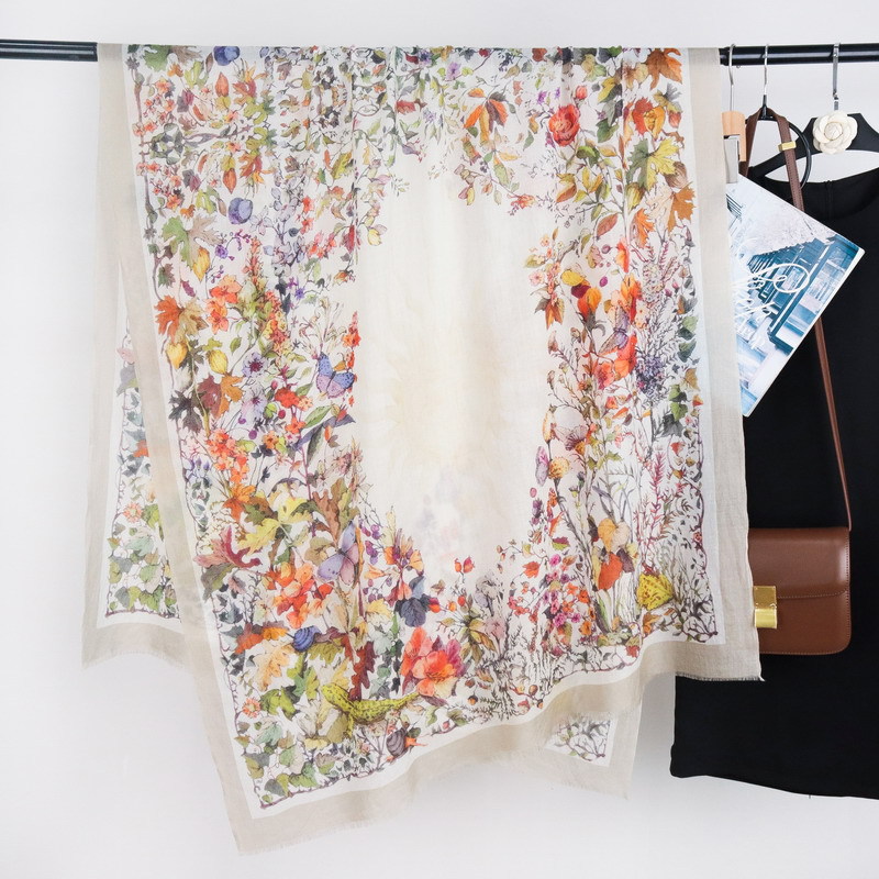 Chales de cachemira pura con f - Winter Clothing Hong Kong reseña y precio